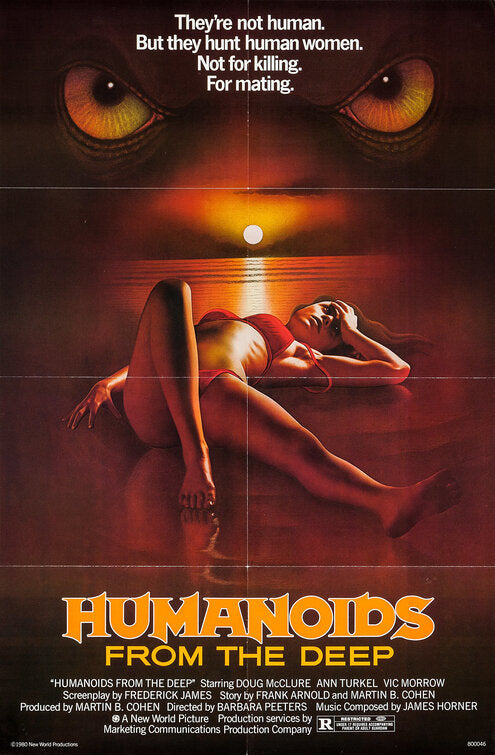 1000 piece jigsaw puzzle for the movie poster: Humanoids from the Deep (aka Monster) (1980) ver2