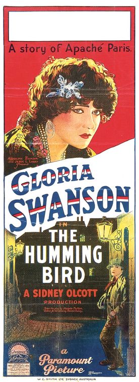 the movie poster: The Humming Bird (1924)
