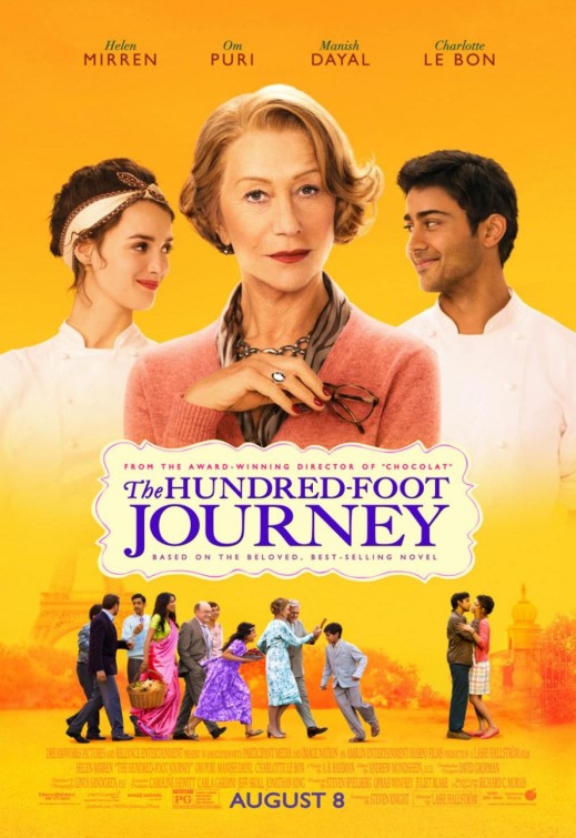 1000 piece jigsaw puzzle for the movie poster: The Hundred-Foot Journey (2014) ver2