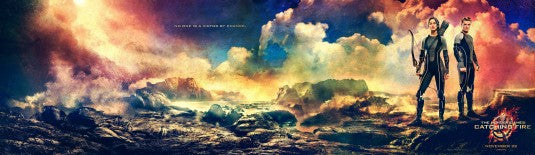 1000 piece jigsaw puzzle for the movie poster: The Hunger Games: Catching Fire (2013) ver29