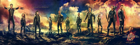 1000 piece jigsaw puzzle for the movie poster: The Hunger Games: Catching Fire (2013) ver30