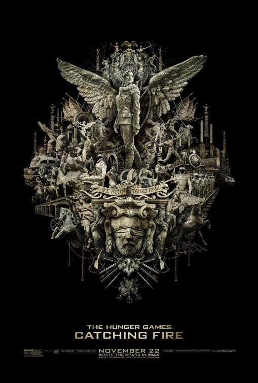 1000 piece jigsaw puzzle for the movie poster: The Hunger Games: Catching Fire (2013) ver33