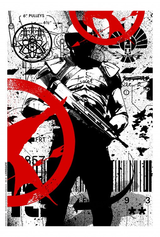 1000 piece jigsaw puzzle for the movie poster: The Hunger Games: Mockingjay - Part 1 (2014) ver10