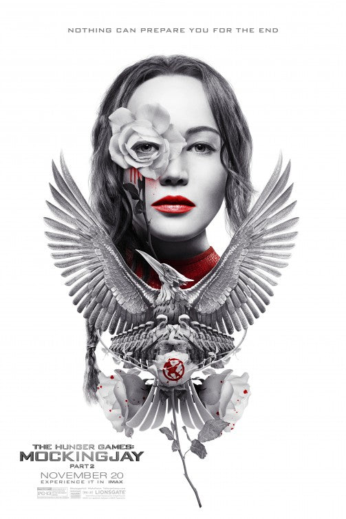 1000 piece jigsaw puzzle for the movie poster: The Hunger Games: Mockingjay - Part 2 (2015) ver23