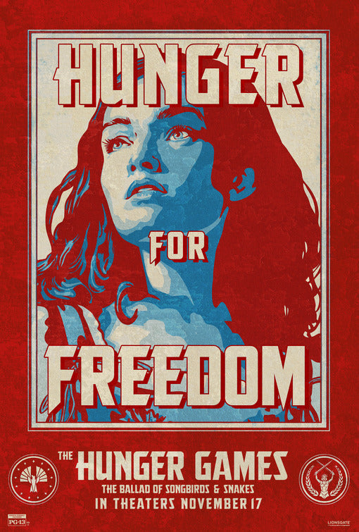1000 piece jigsaw puzzle for the movie poster: The Hunger Games: The Ballad of Songbirds and Snakes (2023) ver13