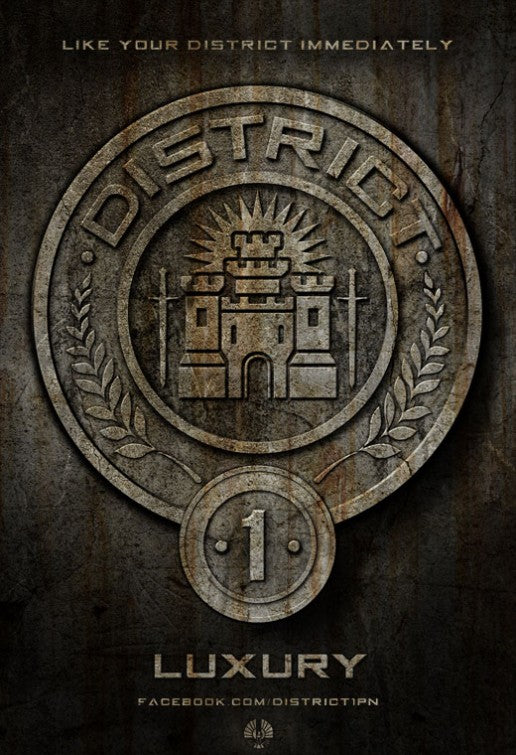 1000 piece jigsaw puzzle for the movie poster: The Hunger Games (2012) ver2