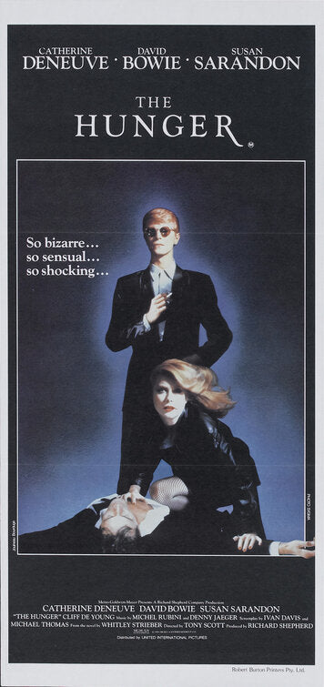 the movie poster: The Hunger (1983) ver2