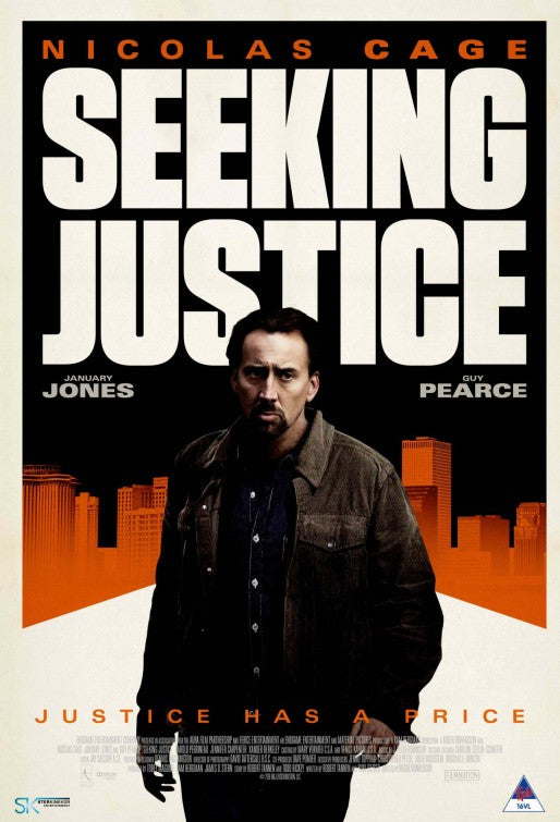 1000 piece jigsaw puzzle for the movie poster: Seeking Justice (2011) ver6