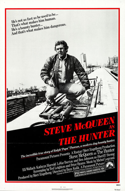 the movie poster: The Hunter (1980)