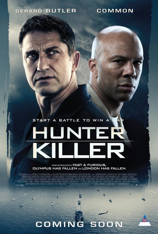1000 piece jigsaw puzzle for the movie poster: Hunter Killer (2018) ver10
