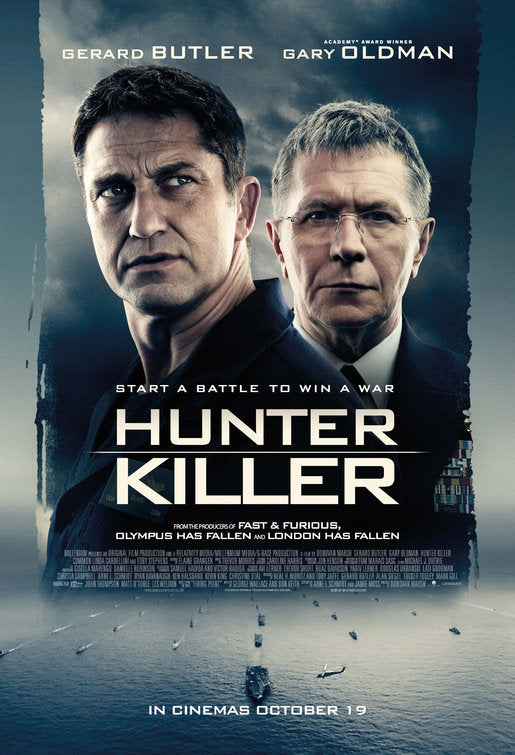 1000 piece jigsaw puzzle for the movie poster: Hunter Killer (2018) ver2