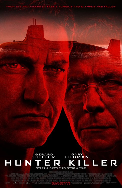 1000 piece jigsaw puzzle for the movie poster: Hunter Killer (2018) ver4