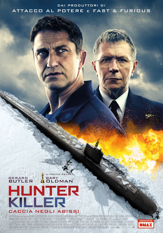 1000 piece jigsaw puzzle for the movie poster: Hunter Killer (2018) ver6
