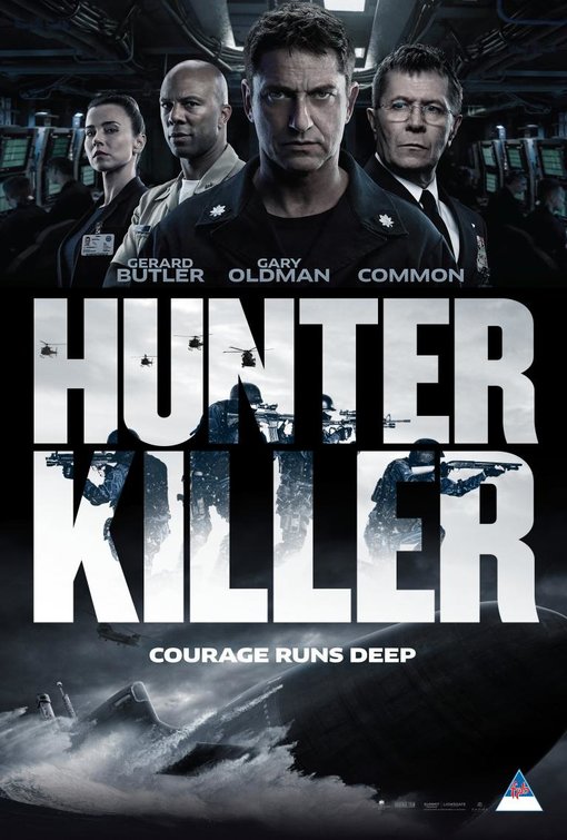 1000 piece jigsaw puzzle for the movie poster: Hunter Killer (2018) ver7