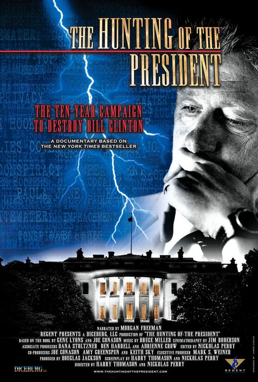 the movie poster: The Hunting of the President (2004)