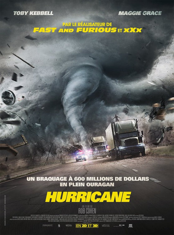1000 piece jigsaw puzzle for the movie poster: The Hurricane Heist (2018)