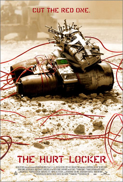 1000 piece jigsaw puzzle for the movie poster: The Hurt Locker (2009)