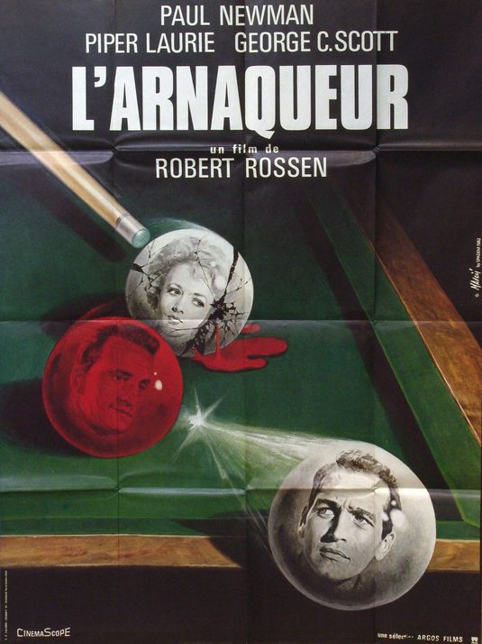 the movie poster: The Hustler (1961) ver2