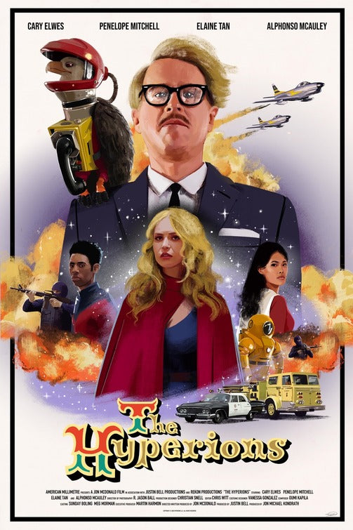 1000 piece jigsaw puzzle for the movie poster: The Hyperions (2022)