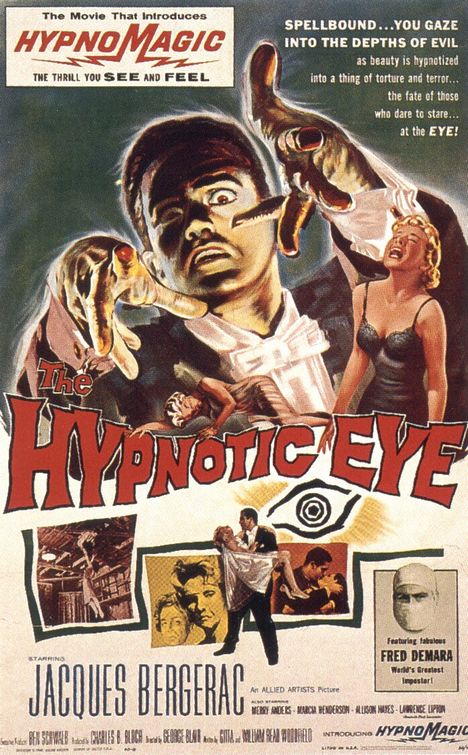 the movie poster: The Hypnotic Eye (1960)