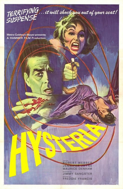 the movie poster: Hysteria (1965)