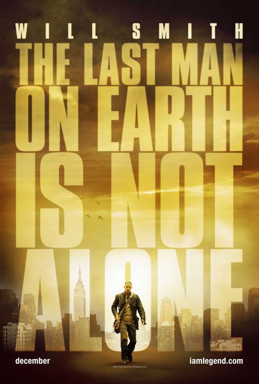 the movie poster: I Am Legend (2007)