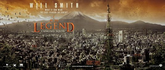 the movie poster: I Am Legend (2007) ver13