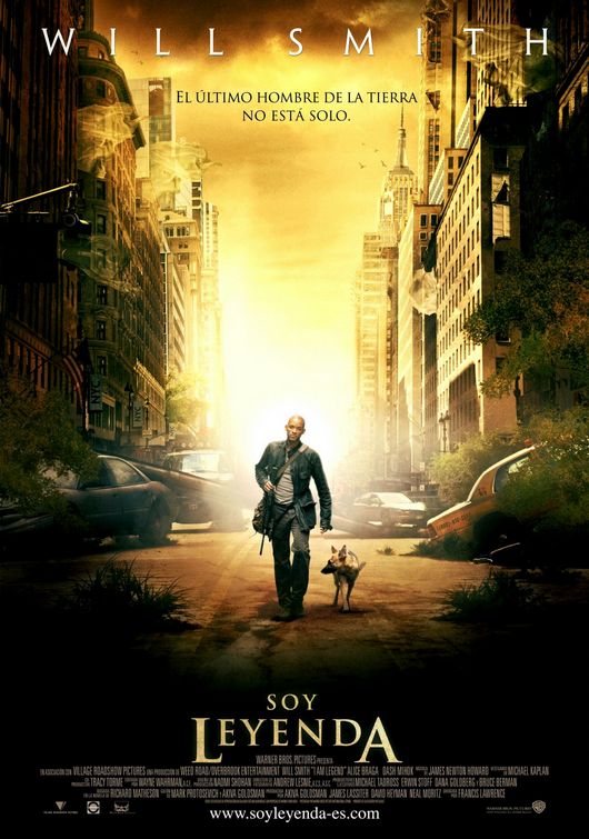 the movie poster: I Am Legend (2007) ver15