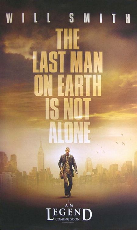 the movie poster: I Am Legend (2007) ver3
