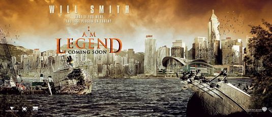 the movie poster: I Am Legend (2007) ver5