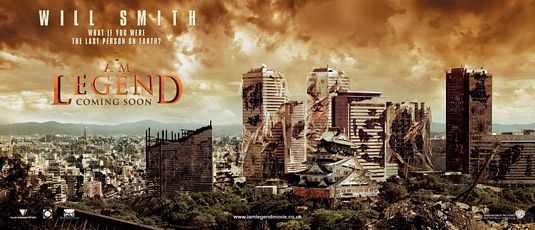 the movie poster: I Am Legend (2007) ver9