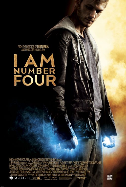 1000 piece jigsaw puzzle for the movie poster: I Am Number Four (2011)