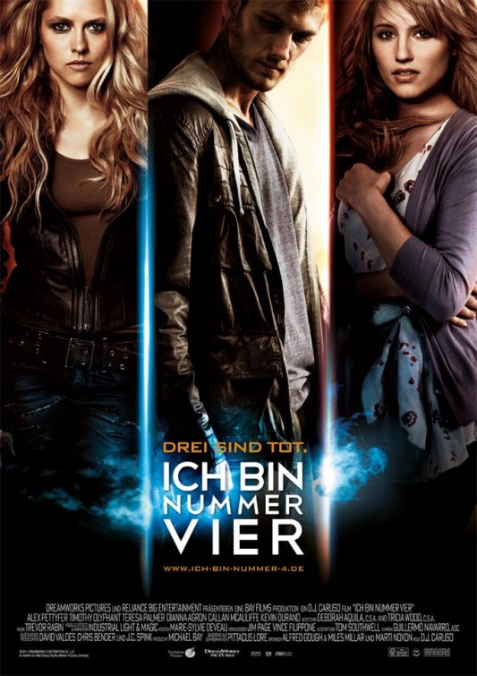 1000 piece jigsaw puzzle for the movie poster: I Am Number Four (2011) ver5