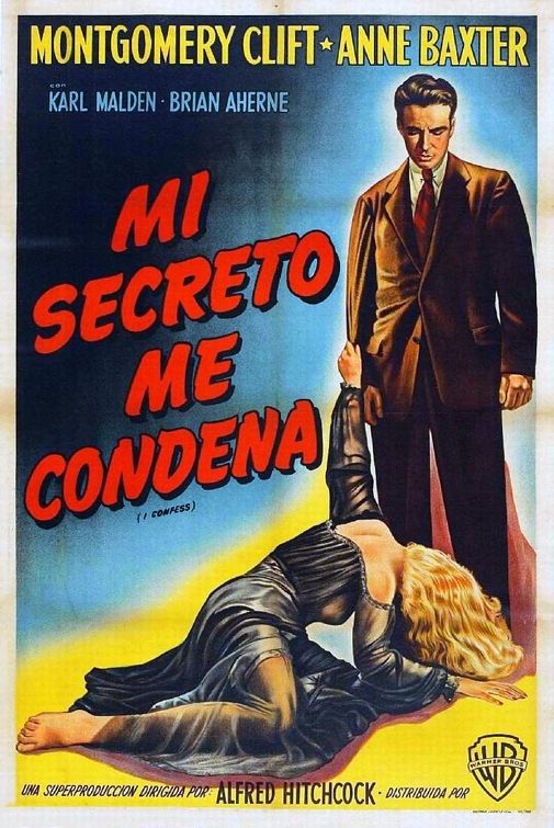 the movie poster: I Confess (1953) ver3