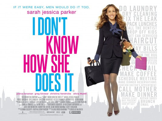 1000 piece jigsaw puzzle for the movie poster: I Don't Know How She Does It (2011) ver2