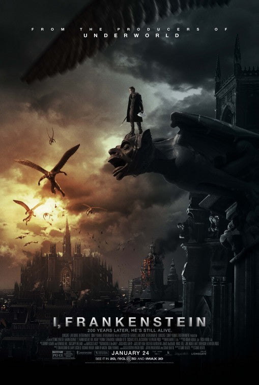 1000 piece jigsaw puzzle for the movie poster: I, Frankenstein (2014) ver5