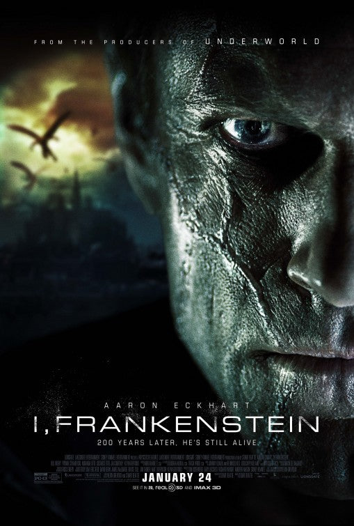 1000 piece jigsaw puzzle for the movie poster: I, Frankenstein (2014) ver8