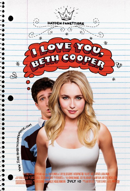 1000 piece jigsaw puzzle for the movie poster: I Love You, Beth Cooper (2009)