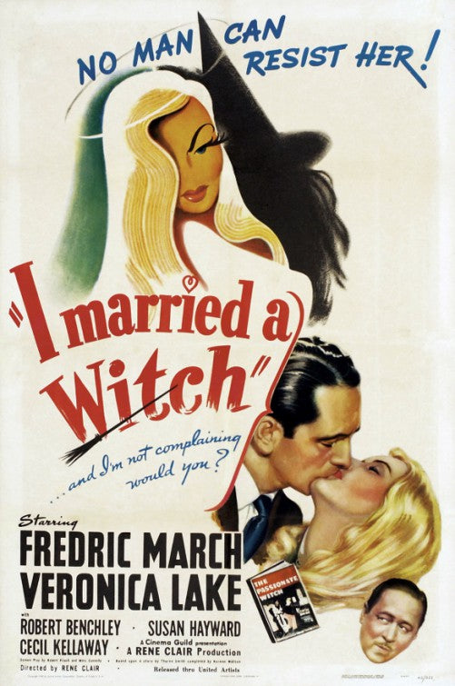 1000 piece jigsaw puzzle for the movie poster: I Married a Witch (1942) ver2