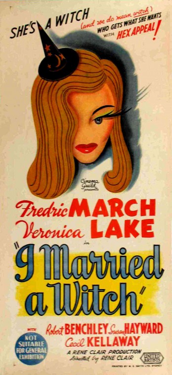 1000 piece jigsaw puzzle for the movie poster: I Married a Witch (1942) ver3