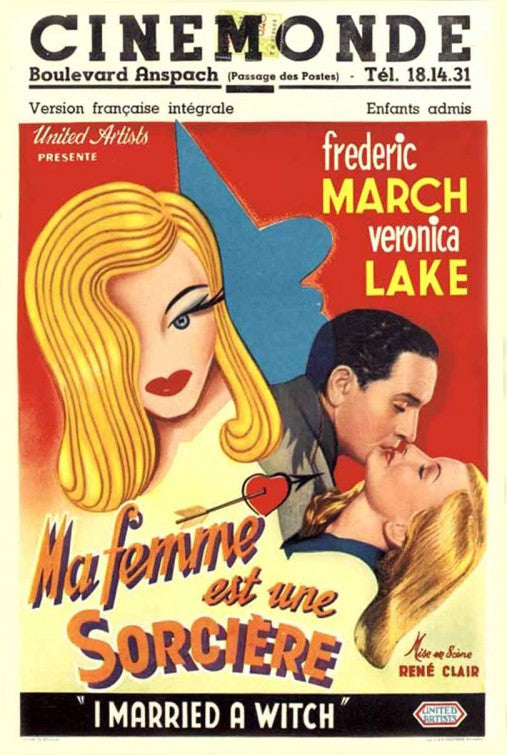 1000 piece jigsaw puzzle for the movie poster: I Married a Witch (1942) ver6