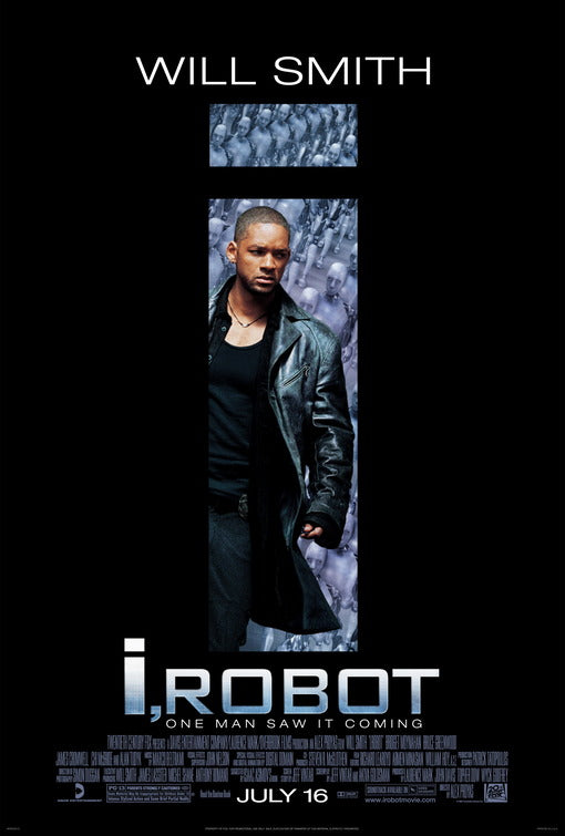the movie poster: I, Robot (2004) ver3
