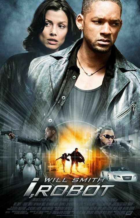 the movie poster: I, Robot (2004) ver4