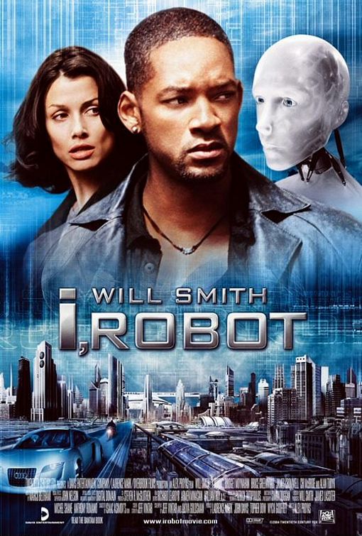 the movie poster: I, Robot (2004) ver6