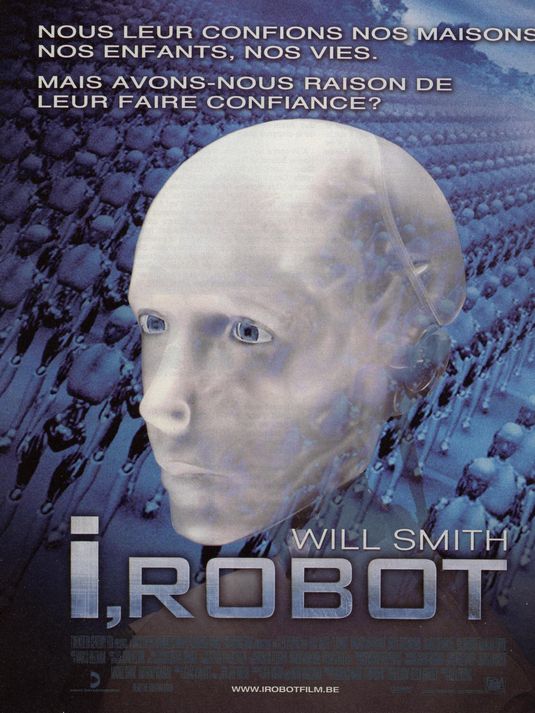 the movie poster: I, Robot (2004) ver7