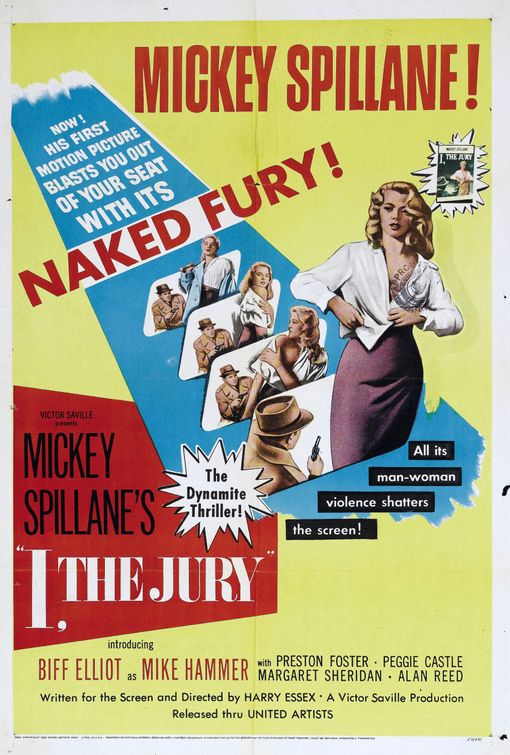 the movie poster: I, the Jury (1953)