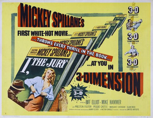 the movie poster: I, the Jury (1953) ver2