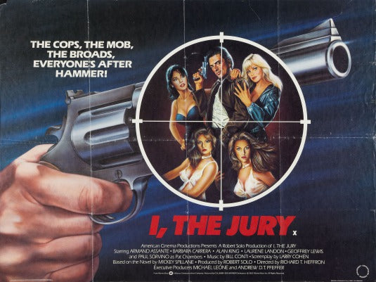 1000 piece jigsaw puzzle for the movie poster: I, the Jury (1982) ver2
