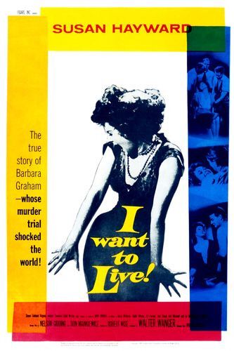 the movie poster: I Want to Live! (1958)