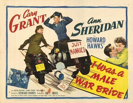 the movie poster: I Was a Male War Bride (1949)